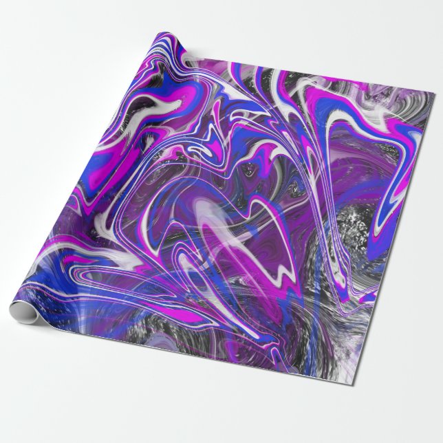 Presente Interruptor pincéis de papel de enrolamento de cor (Desenrolado)