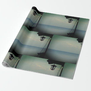 Presente Lanterna e o Papel de Embalagem do Mar