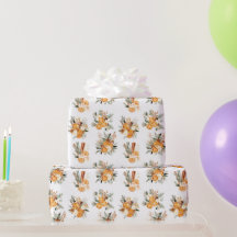 Laranjas secas de inverno Papel de embalagem de pr