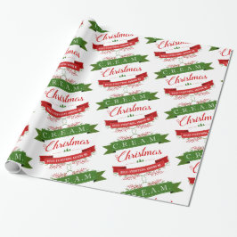 Presente Legal papel de moldagem de Natal Engraçado