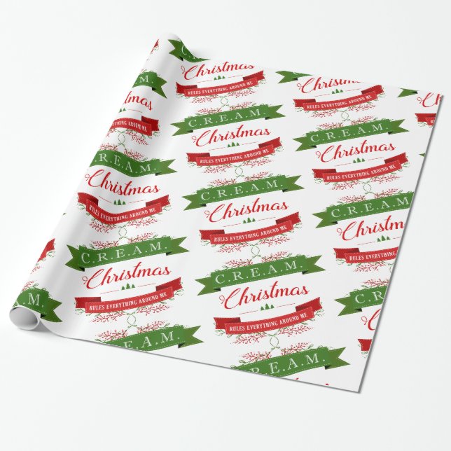 Presente Legal papel de moldagem de Natal Engraçado (Desenrolado)