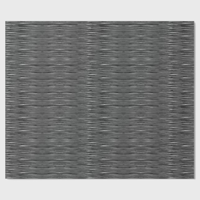 Presente Linhas de risco preto e branco papel de (Aberto)