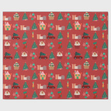 Mágico inverno: Papel de moldagem de Natal