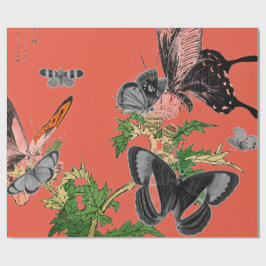 Presente MANTEIRAS DE Papel E JAPONÊS VERMELHOS