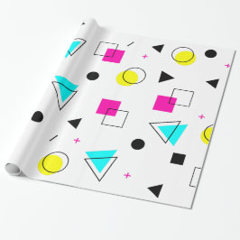 Presente Memphis 80" papel de envolvimento do design de s