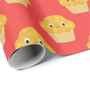 Presente Moinho De Cartoon Bonito Em Papel Vermelho