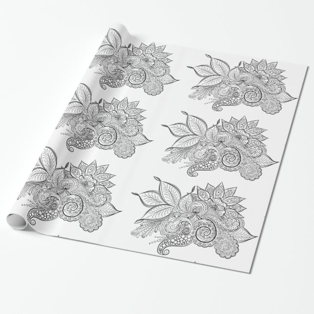 Presente momentos de calmação de papel (Desenrolado)