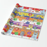 Presente Mouse e amigos de papel de moldagem Chanukah<br><div class="desc">O Presente de Chanucá encobre "Mouse e Amigos". Aproveite o meu design de papel mais novo. O preço varia conforme você escolhe entre 4 tipos de papel e 5 tamanhos de papel. Obrigados para parar e comprar por aqui. Seu negócio é muito apreciado. Aproveite! Chag/Happy Chanukah/Hanukkah!!Tipo: Corresponder papel de moldagemCertifique-se...</div>