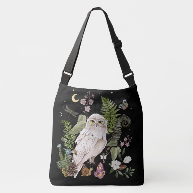 Presente Mystical Snowy Owl Tote Bag para a Nature (Frente)