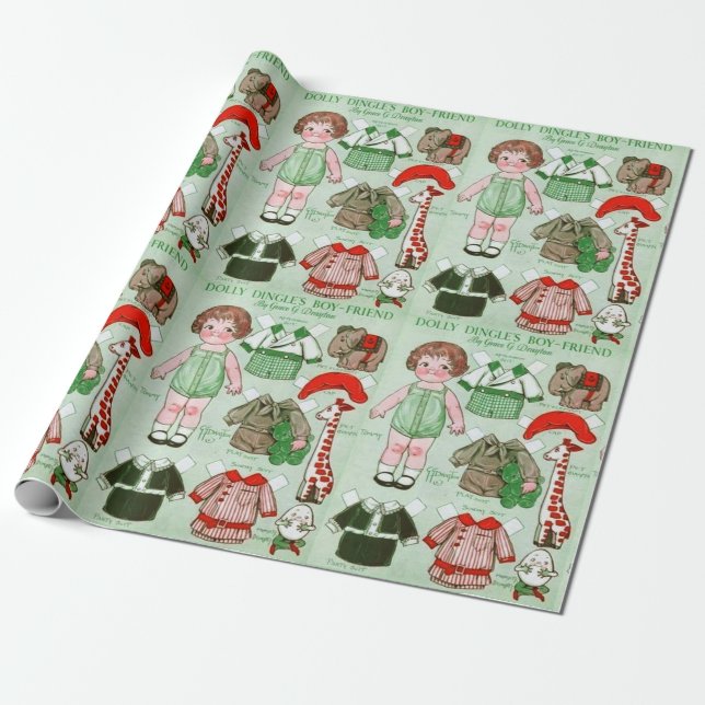 Presente Namorado de papel de Dolly Dingle (Desenrolado)