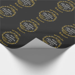 Presente Natal Deseja papel personalizado de empacotamento