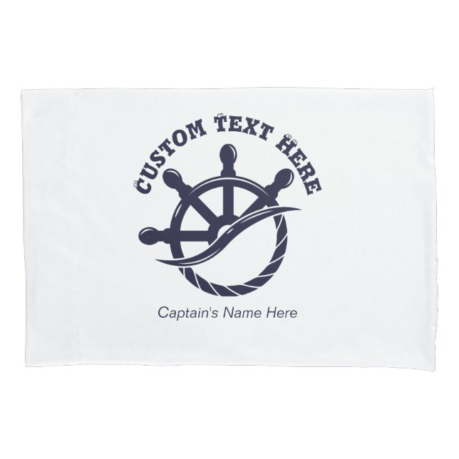 Presente Náutico de Barco de Capitão Personalizado (Frente)
