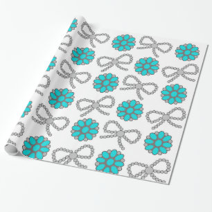 Presente Navajo Pearl Turquoise Papel de Moldagem por Joias