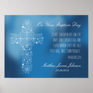Presente no batismo - Impressão personalizado com