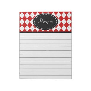 Presente no Bloco de Notas de Receita da Cozinha