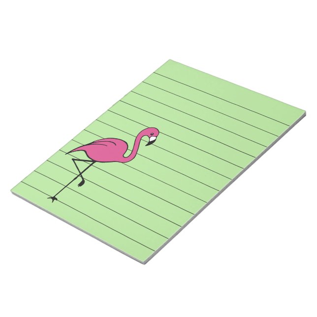 Presente no Bloco de Notas Retro-Rosa Flamingo A F (Inclinado)