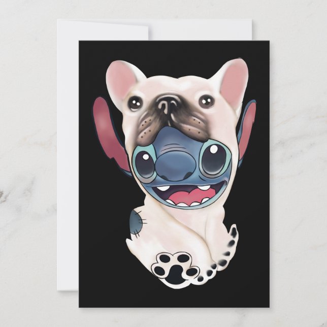 Presente no cão | Francês Buldogue Funny (Frente)