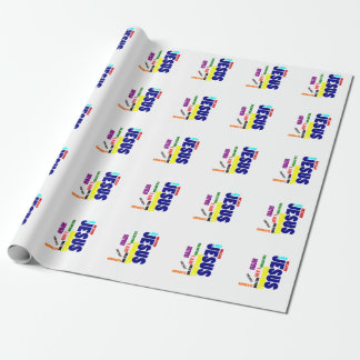 Presente Nomes de Jesus embrulhando papel