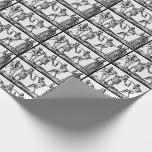 Presente "Nós dançamos com papel de envolvimento do praga