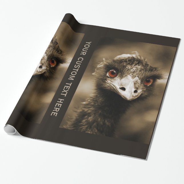 Presente Ostras Olhe papel de embalagem personalizado (Desenrolado)