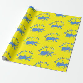 Presente Paddle em relevo no Design - Papel de enrolamento 