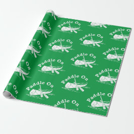 Presente Paddle em relevo no Design - Papel de enrolamento 