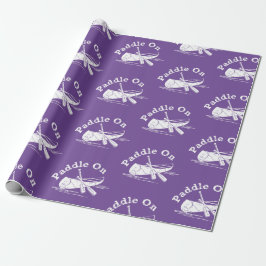 Presente Paddle em relevo no Design - Papel de enrolamento 