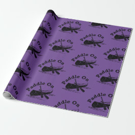 Presente Paddle em relevo no Design - Papel de enrolamento 
