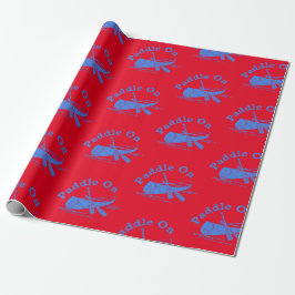 Presente Paddle em relevo no Design - Papel de enrolamento 