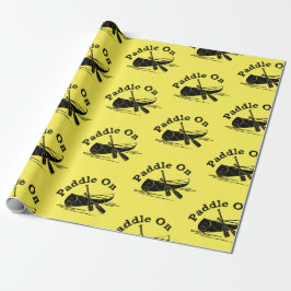 Presente Paddle em relevo no Design - Papel de enrolamento 