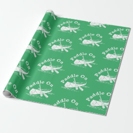 Presente Paddle em relevo no Design - Papel de enrolamento 