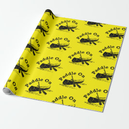 Presente Paddle Estressado No Design - Papel De Moldagem De