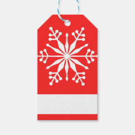 Presente Padrão de Floco de Neve de Natal. Etiqueta para Pr