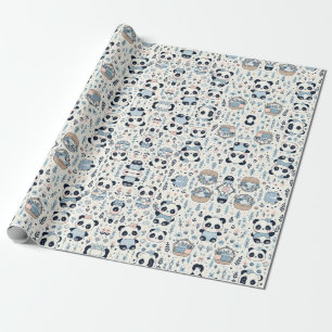 Presente Panda Magic: Adorável Design de Papel de Moldagem