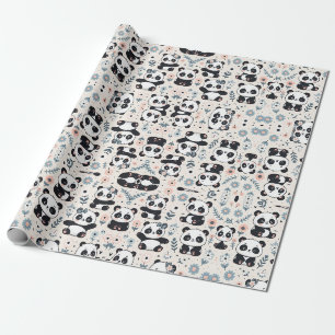 Presente Panda Magic: Adorável Design de Papel de Moldagem