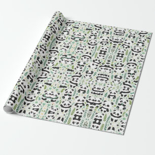 Presente Panda Magic: Adorável Design de Papel de Moldagem