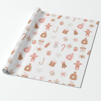 Presente Pão de Gengibre Neutro Papel para Moldar de Natal