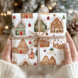 Presente Pão de Natal Casas de Invasão Papel