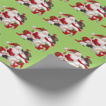 Papai Noel Natal e Papel de Moldagem para Amigos