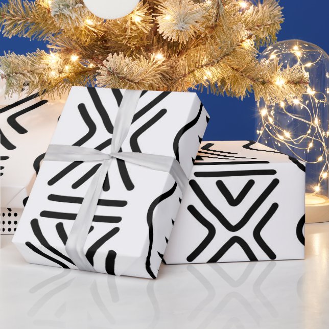 Presente Papel Africano de Enrolamento de Lama (Feriados)