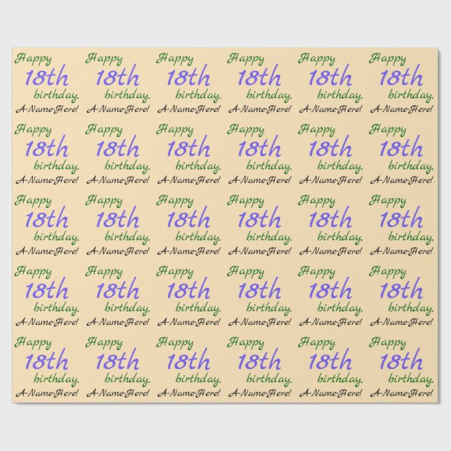 Presente Papel Amoroso de 18º aniversário (Aberto)