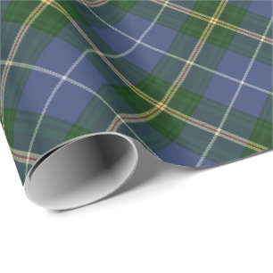 Presente papel azul Nova Scotia Tartan de quebra-cabeça