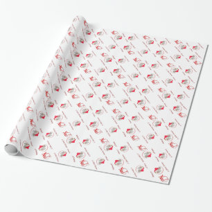 Presente Papel Bonito Noel Nubiano de Quebra de Natal