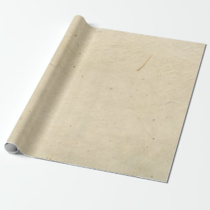 Presente Papel branco de cinza feito à mão