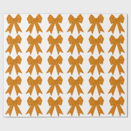 Presente Papel branco de enrolamento do Arco Dourado