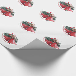 Presente Papel brilhante de moldagem de Natal - Anel na Ale