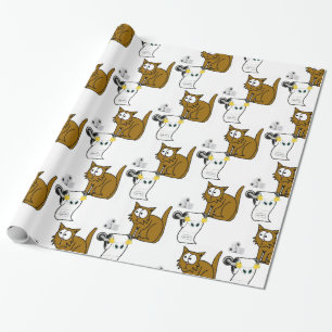 Presente Papel Brilhante, Papel De Banheiro