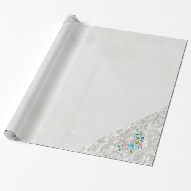 Presente Papel Brilhante, Papel de enrolamento de Cinzas (Desenrolado)