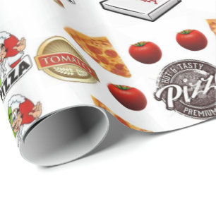 Presente Papel brilhante para embalagem de pizza