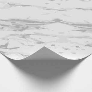 Presente Papel clássico de enrolamento de mármore branco
